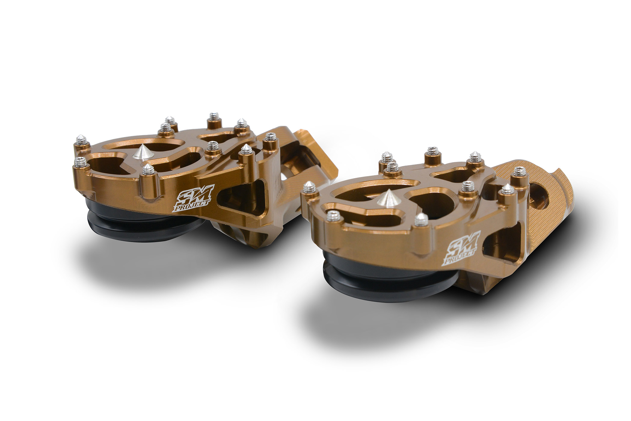 Podnóżki Supermotard TM Racing SM Project — bronze - zdjęcie 1